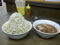 「大豚つけ麺、650、ラー油抜き」@蓮爾 さんこま店の写真