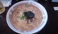 「豚骨醤油ラーメン（500円）」@十六代目 哲麺 大垣上面店の写真
