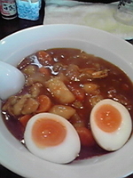 「カレー麺（牡蠣）」@麺工房HIRAMAの写真