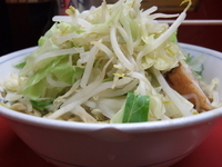 「大汁なし+ヤサイニンニク」@ラーメン二郎 環七一之江店の写真