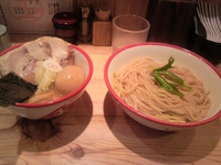 「特製つけめん（玉ソース・中盛・￥1,000）」@赤備の写真