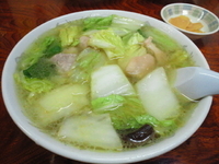 「鳥そば（650円）」@中華料理 栄来の写真