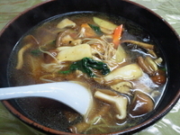 「キノコうま煮ラーメン（790円→キャンペーン中につき50円引き）」@中国料理 東明春の写真