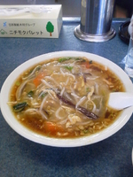 「塩味サンマー麺（醤油スープ）」@中華料理 しせんの写真