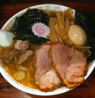 「特製中華そば950円+中盛り100円」@中華めん処 道頓堀の写真