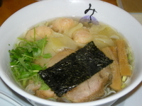 「海老わんたん麺 細麺」@麺処 みどりの写真