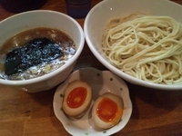 「つけ麺（醤油）・味玉」@自家製麺 ラーメン慶の写真