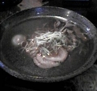 「中華そば<中>280g（770円）+ネギ（100円）+煮玉子（H」@もちもちの木 野田店の写真