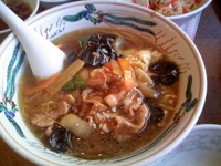 「ハルピンラーメン（麺かため） 750円」@ハルピンの写真