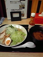 「スパイシー辛つけ麺」@つけめん えびす丸の写真