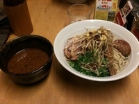 「虎ジつけ麺（850円）+虎卵（100円）」@虎ジ 水道橋店の写真