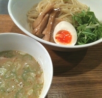 「塩つけ麺800円」@麺食堂 Xの写真