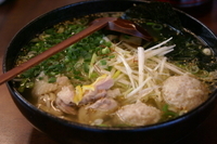 「地鶏そば」@麺処 亀家の写真