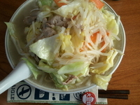 「肉入りタンメン（小）」@光楽亭の写真