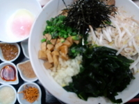 「まぜそば （極太麺に変更） 650円」@丸直の写真