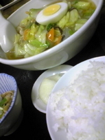 「広東麺定食（メニュー表記なし 多分770円）」@らーめん櫻華の写真