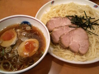 「煮玉子チャーシューつけ麺、麺固め」@好日の写真