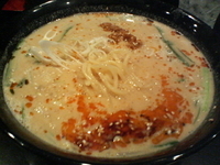 「豚骨味噌坦々麺」@麺幸房 G麺 北千住店の写真