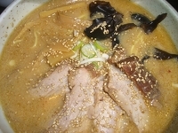 「ちゃーしゅーめん（みそ）￥800+ネギごはん￥200」@らーめん ふくのやの写真