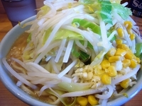 「プチ二郎[ニンニク]（650円）」@ラーメン二郎 八王子野猿街道店2の写真