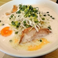 「牛乳ラーメン 730円」@しろくま食堂の写真