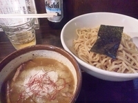 「カレーつけそば」@鶏そば専門店 前略。まるきゅうの写真