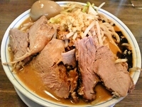 「味噌やぐら+味玉+肉ダブル」@麺屋 神やぐらの写真