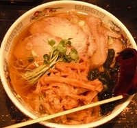 「チャーシューメン 750円+穂先メンマ 100円」@らーめん&焼肉 もも太郎 山川店の写真