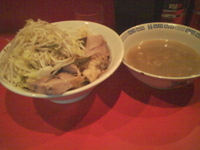 「ざるラーメン、大盛、豚入り」@ラーメン二郎 府中店の写真