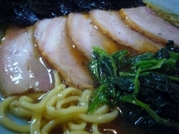 「バラチャーシューメン（900円）+ライス（200円）」@横浜ラーメン 一心の写真