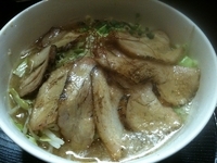 「醤五郎ラーメン[塩 大盛]（850円）+肉増し（200円）」@醤五郎の写真