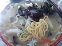 「羽田のシジミタンメン 870円+中盛50円=920円」@ラーメンがらがらの写真