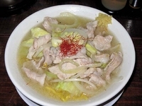 「肉盛りらーめん塩 780円」@魁 肉盛りつけ麺 六代目けいすけの写真