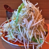 「小ラーメン（野菜増し・ニンニク少し￥700）お昼限定メニューもっ」@ラーメン二郎 八王子野猿街道店2の写真