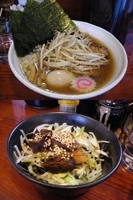 「『特製らーめん+ネギ丼（￥950+250）』」@らーめん HAGGYの写真