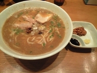 「二段味変味噌ラーメン」@麺や百日紅の写真