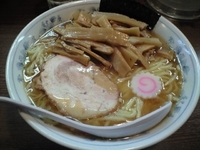 「メンマそば（大）」@大勝軒 十五夜 新宿御苑店の写真