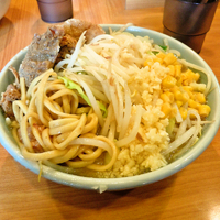 「プチ二郎（ニンニク少なめ）  ￥650」@ラーメン二郎 八王子野猿街道店2の写真