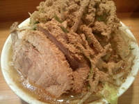 「小ラーメン BB ニンニク少し」@ラーメン二郎 八王子野猿街道店2の写真