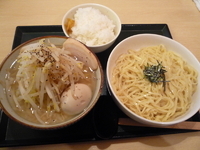 「塩つけ麺+半熟味付玉子」@麺屋 純太の写真