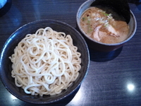 「つけ麺（あつもり）+味付き玉子」@ぶっこ麺らーめんの写真