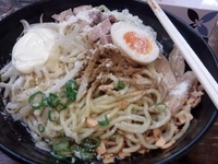 「油そば750円（無料トッピング8種類あり:詳細本文にて）」@ラーメン専門店ゆうひ屋の写真