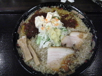 「麻婆三乗ラーメン（限定）」@煮干 丸めの写真