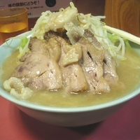 「小豚（ヤサイアブラ）」@ラーメン二郎 歌舞伎町店の写真