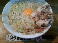 「油そば（ニンニク無し）」@ラーメン髭の写真