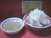 「大豚ラーメン、つけ麺券、あつもり」@ラーメン二郎 上野毛店の写真