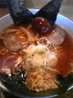 「赤鬼（節分で500円）+味玉100円」@きくちひろきの写真