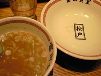 「味玉つけめん 中 （780+100）」@松戸中華そば 富田食堂の写真