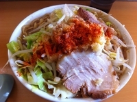 「ラーメン （+ニンニク）」@ラーメン荘 地球規模で考えろ 伏見本店の写真