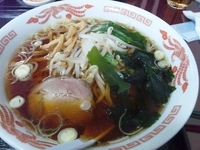 「ラーメン餃子定食 550円」@中華料理 青龍の写真